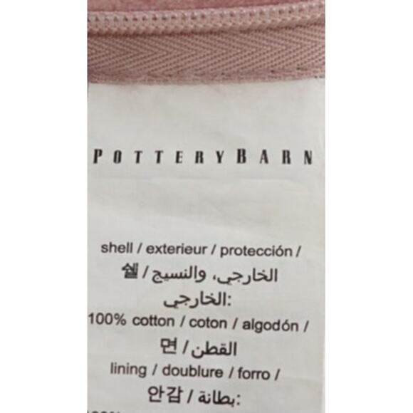 Pottery Barn Washed Velvet Pillow w Feather Insert - Picture 5 of 5